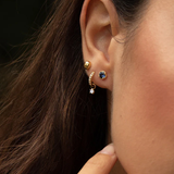 Julinae Reversible Diamond Hoops