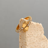 Olivine Gold Ring