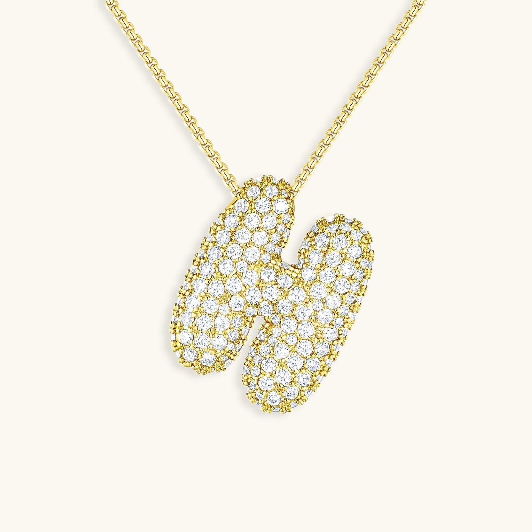 Aven Initial Diamond Necklace