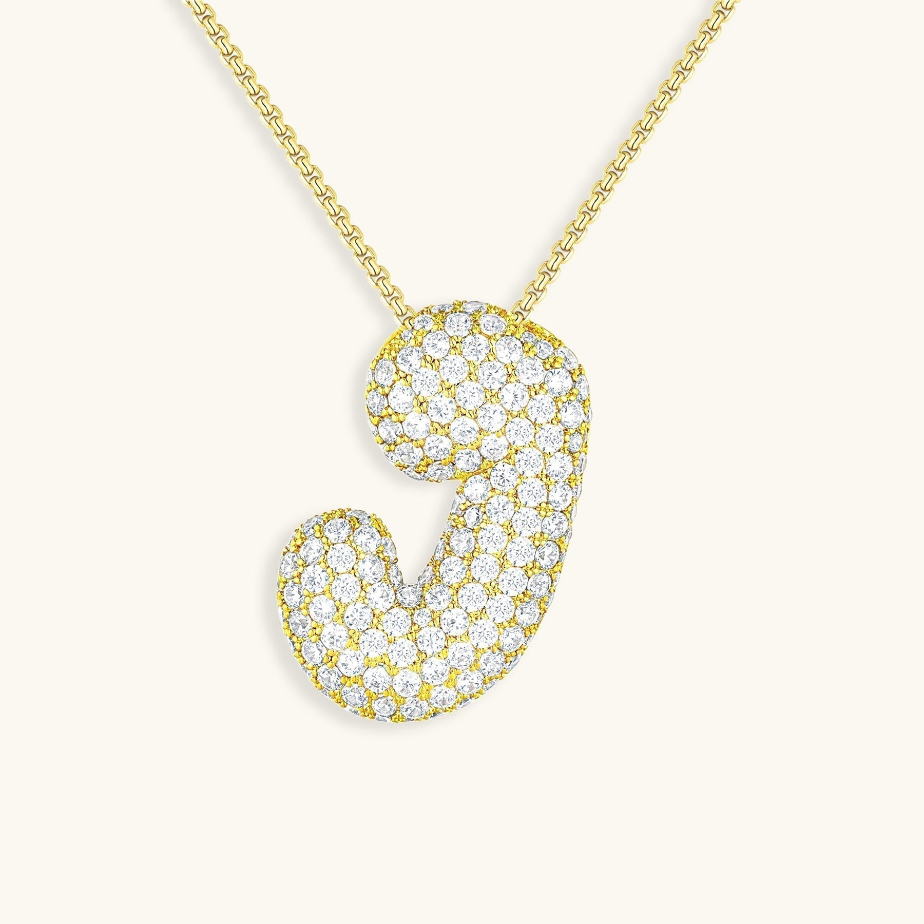 Aven Initial Diamond Necklace