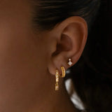 Ovia Diamond Hoops